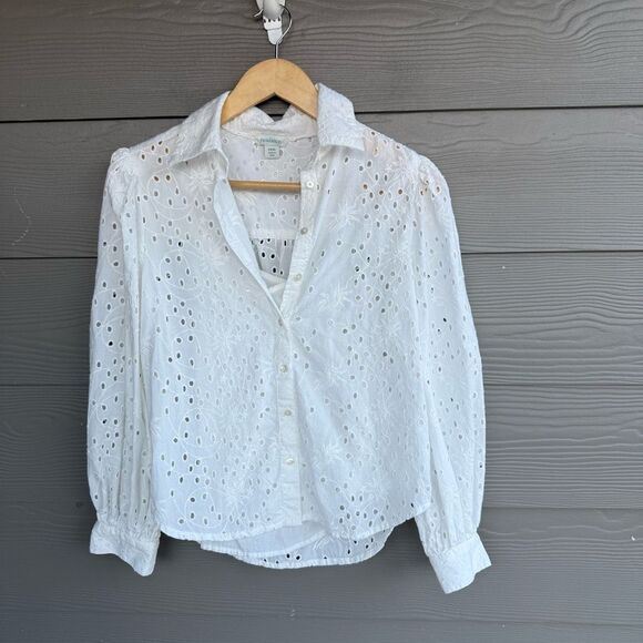 Sundance Celeste white eyelet blouse - Picture 2 of 7